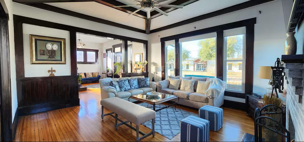 Spacious Living Room • Bright Open Layout &amp; Classic Charm