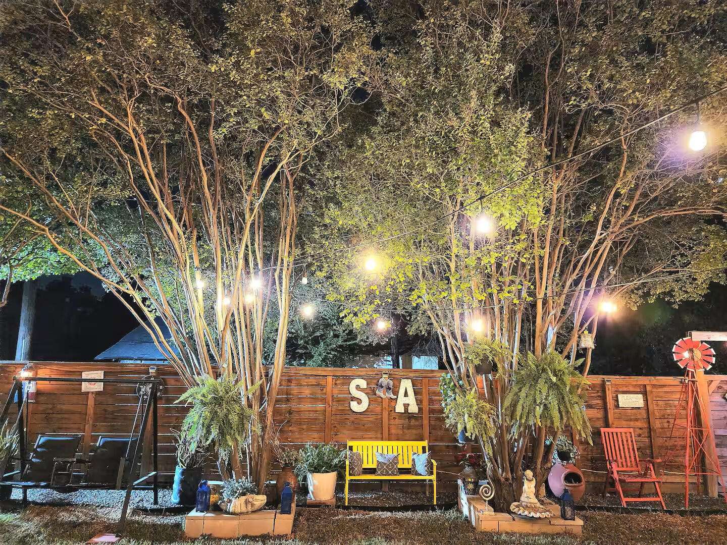 Outdoor Lounge Area • Relaxing Night Vibes