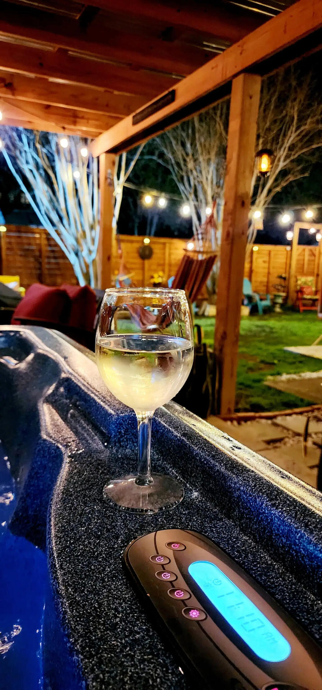 Hot Tub Experience • Relax Under the Lights