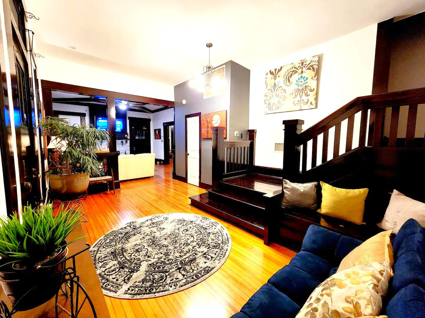 Welcoming Entryway • Open Layout &amp; Warm Wood Floors